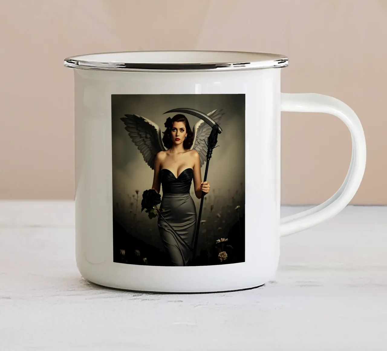 Seguimi tazza in smalto da Anita's Dream