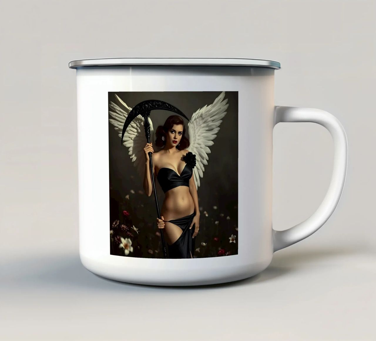 Vuoi venire con me? tazza in smalto da Anita's Dream