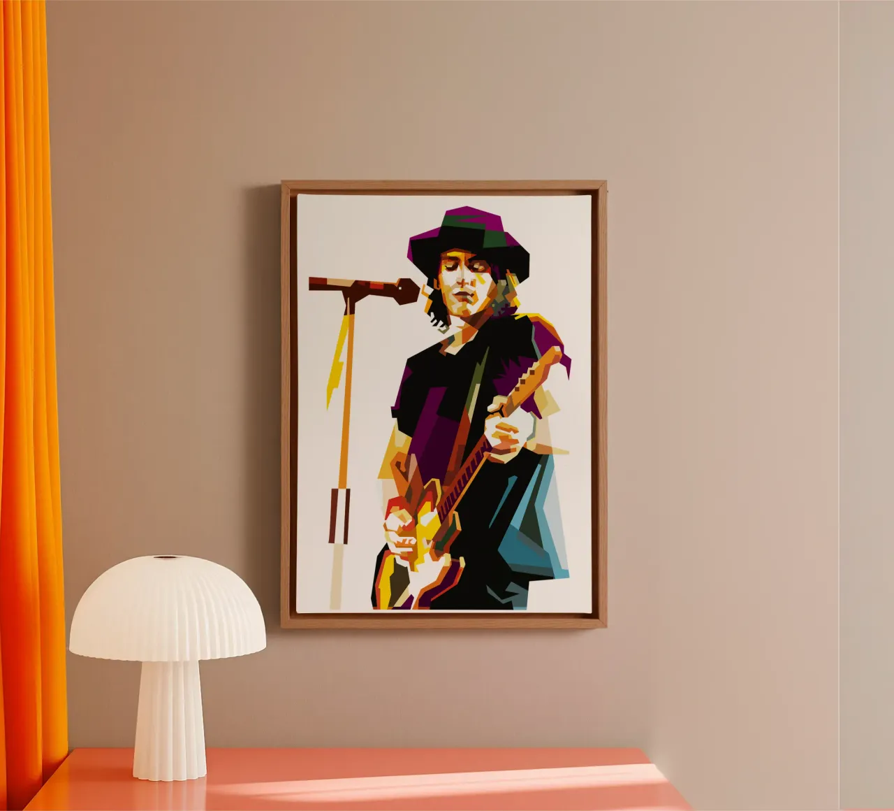 Izzy Stradlin Gitarist Muzikant Trending Now canvas met Baklijst van Artkreator