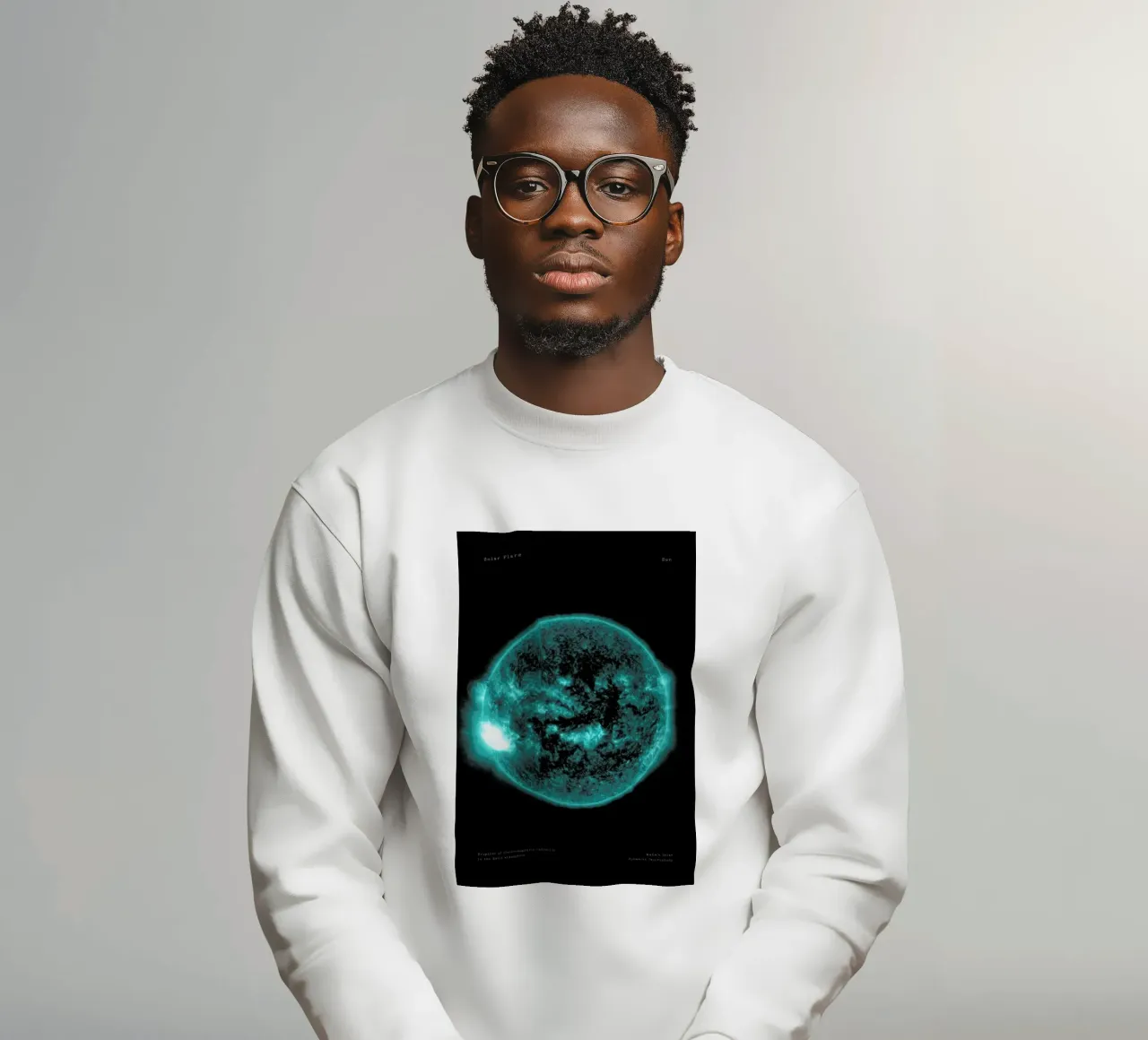 Solar Flare II felpa da Vintage by JUNIQE