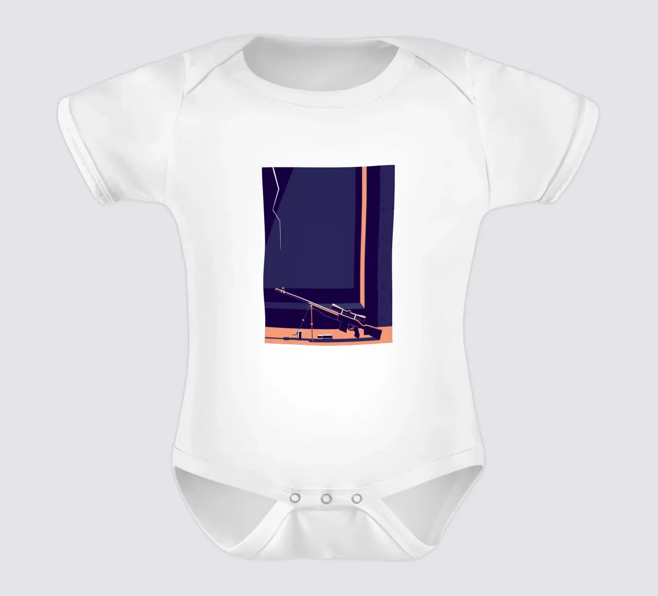 Scherpschutter babyrompertje korte mouwen van TODAY'S SHOP