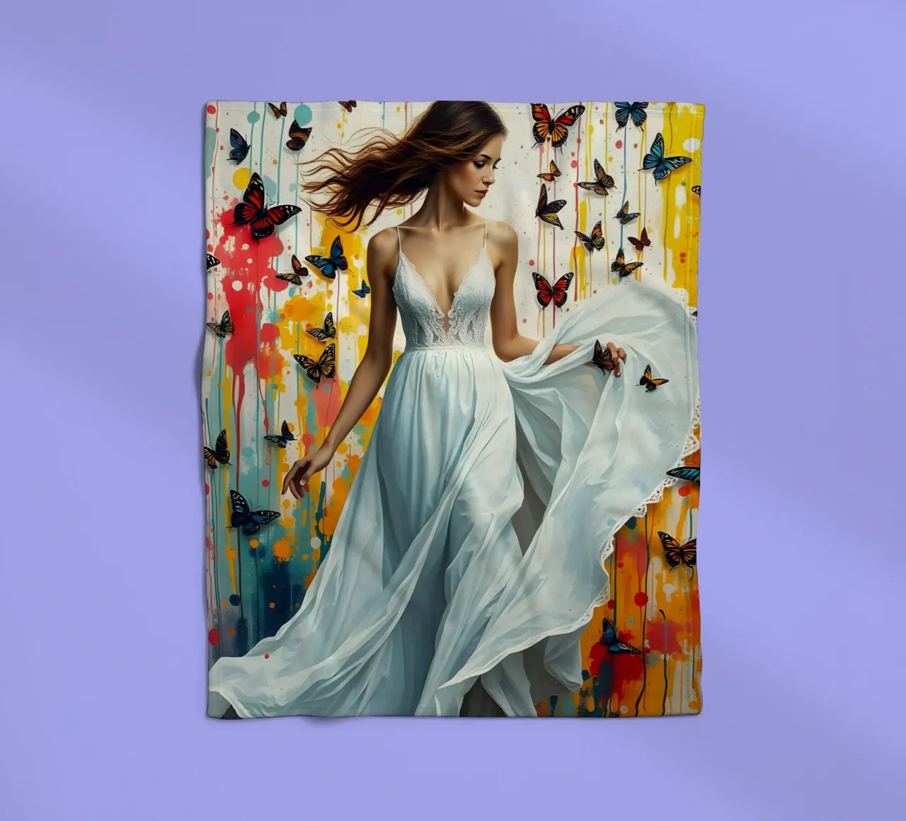 Farfalla Gal coperta in pile da Anita's Dream