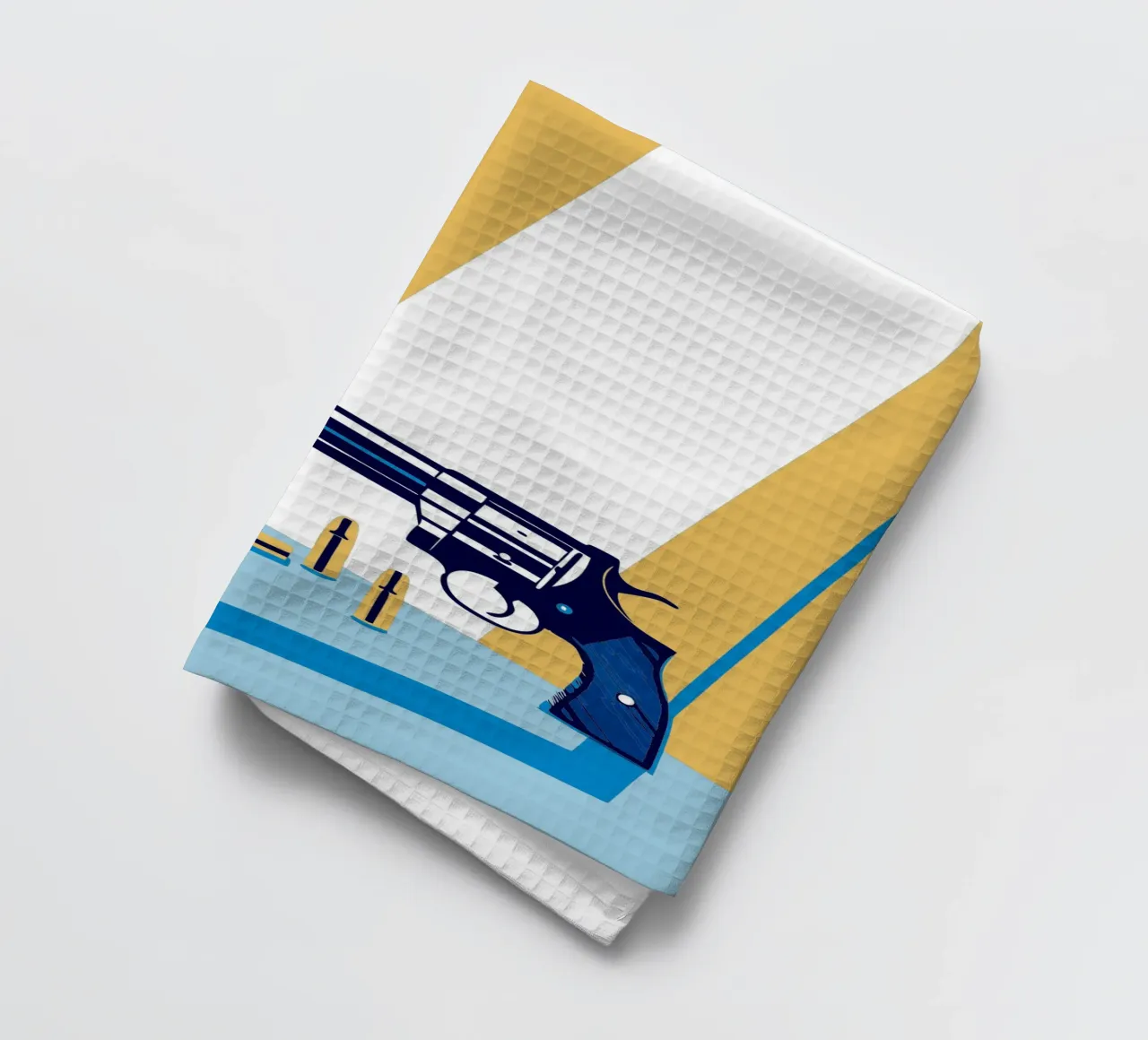 Pistol Weapon tea towel by TODAY'S SHOP