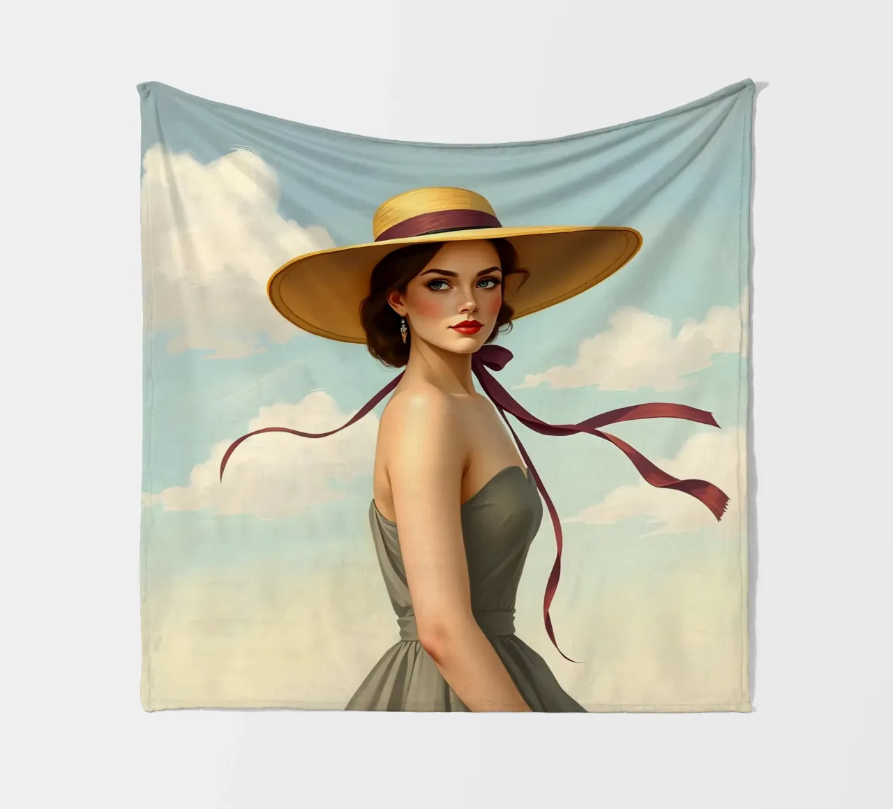 Signora con cappello coperta in pile da Anita's Dream