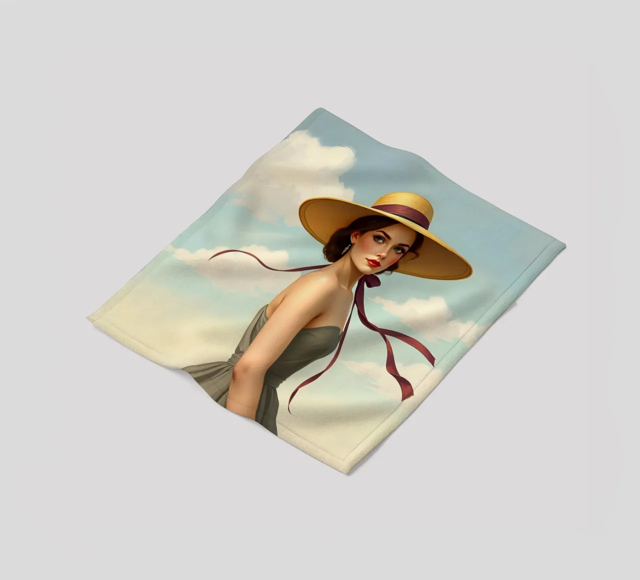 Signora con cappello coperta in pile da Anita's Dream
