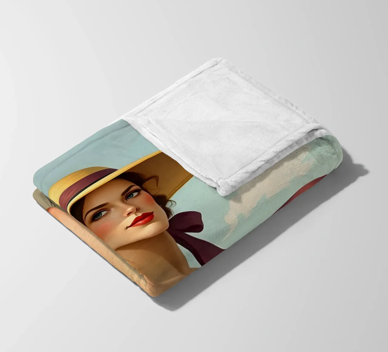 Signora con cappello coperta in pile da Anita's Dream