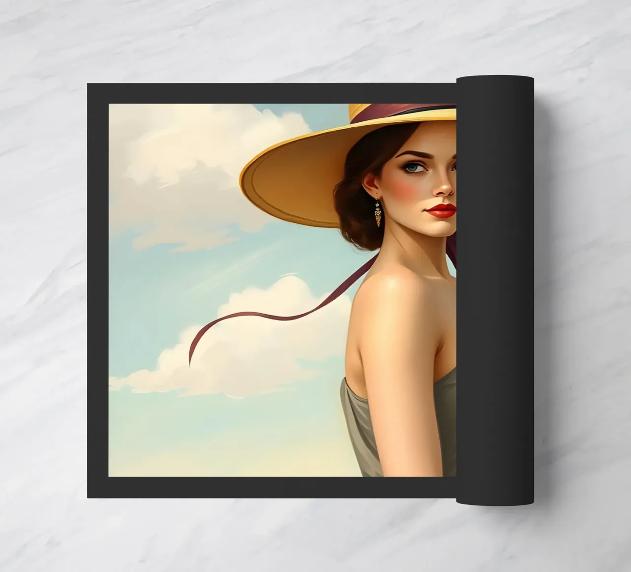 Signora con cappello zerbino da Anita's Dream