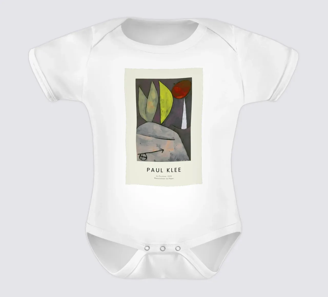 Klee - In Position body neonato maniche corte da Vintage by JUNIQE