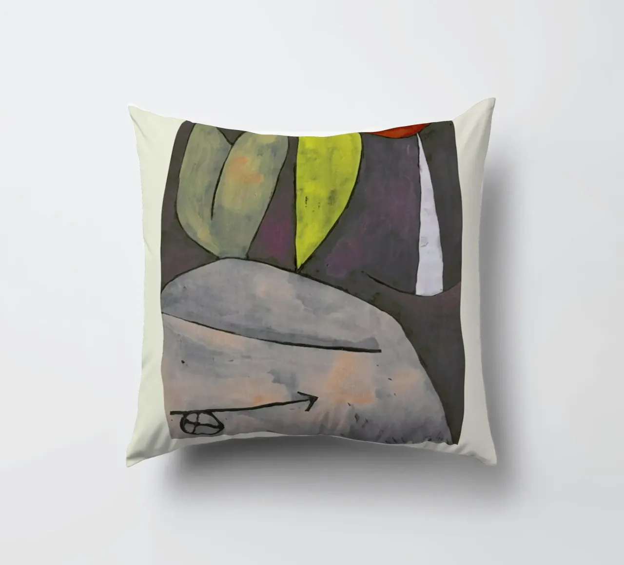 Klee - In Position cuscino da Vintage by JUNIQE