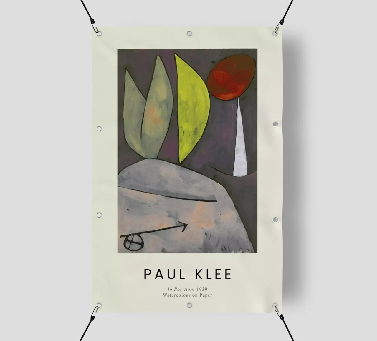 Klee - In Position telo in pvc da Vintage by JUNIQE