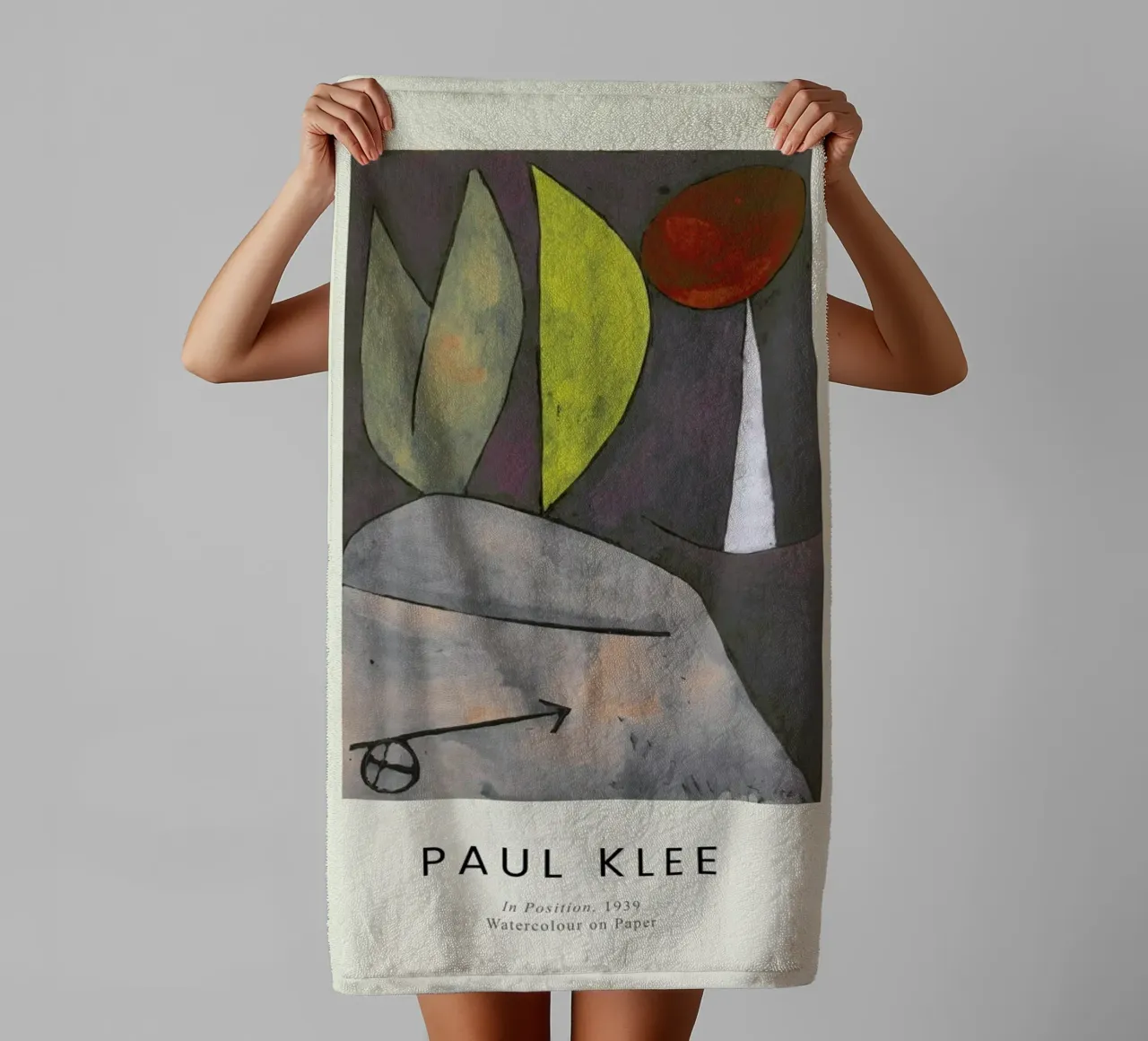 Klee - In Position asciugamano da bagno da Vintage by JUNIQE