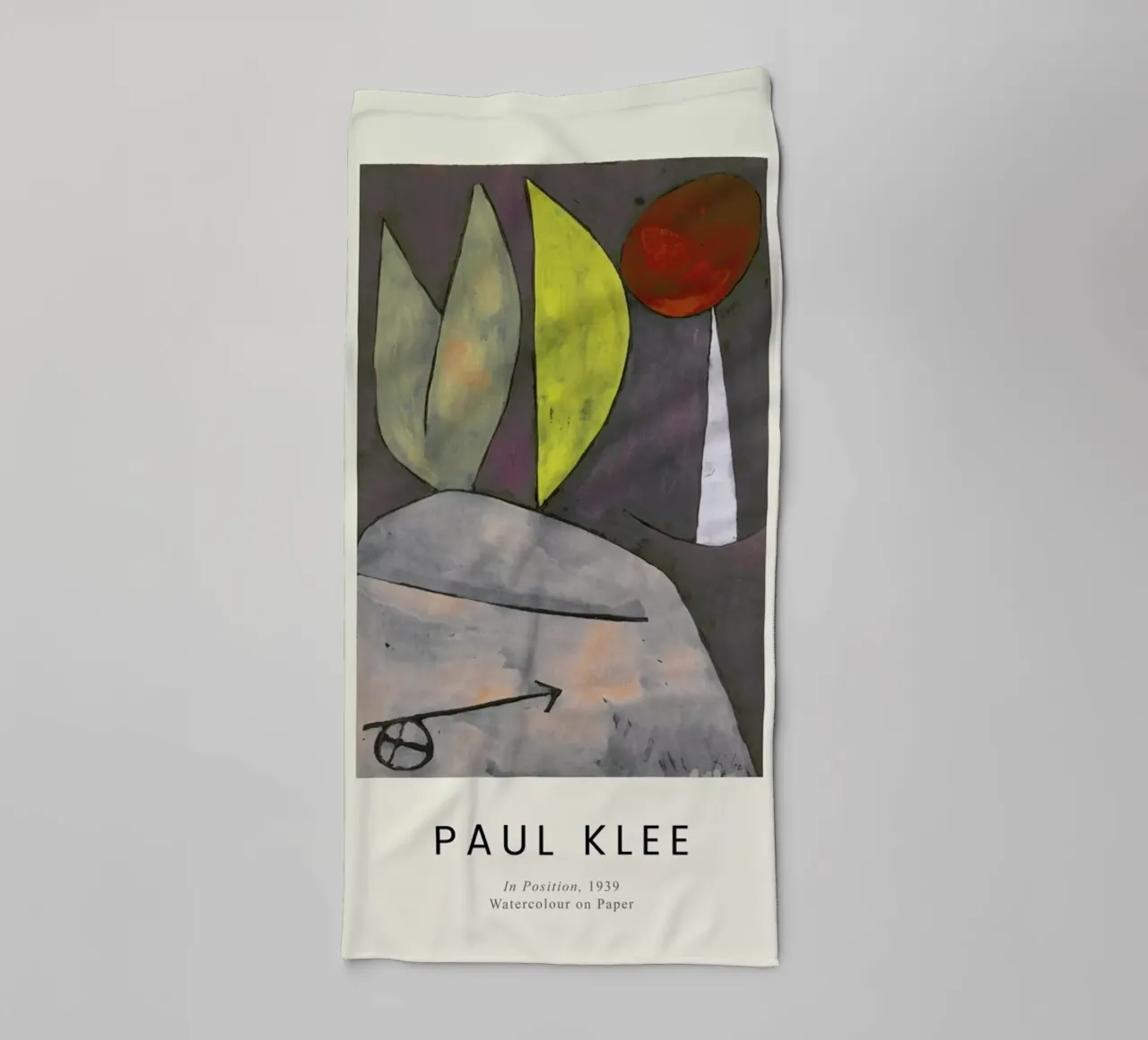 Klee - In Position asciugamano da bagno da Vintage by JUNIQE