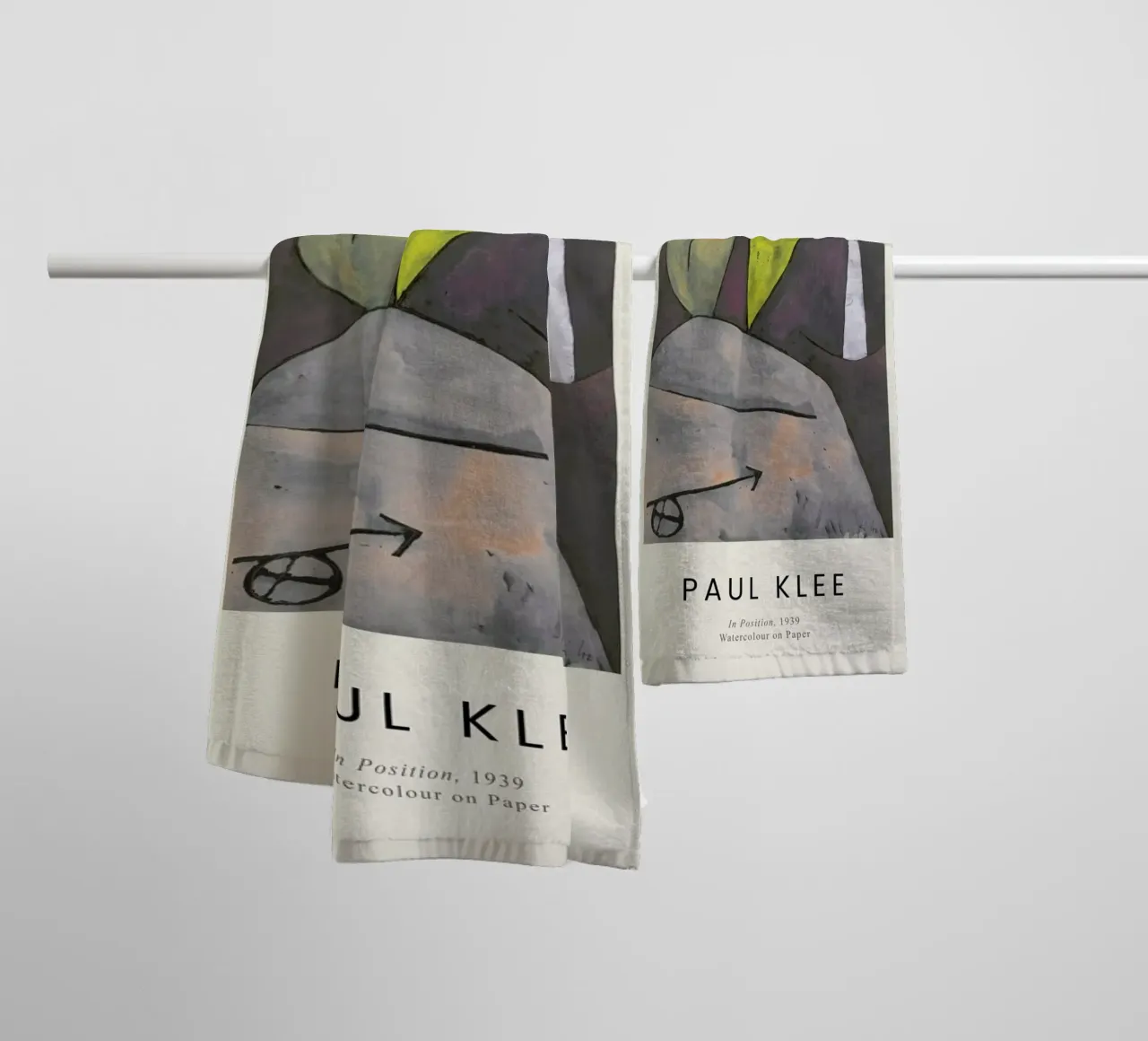 Klee - In Position asciugamano da bagno da Vintage by JUNIQE