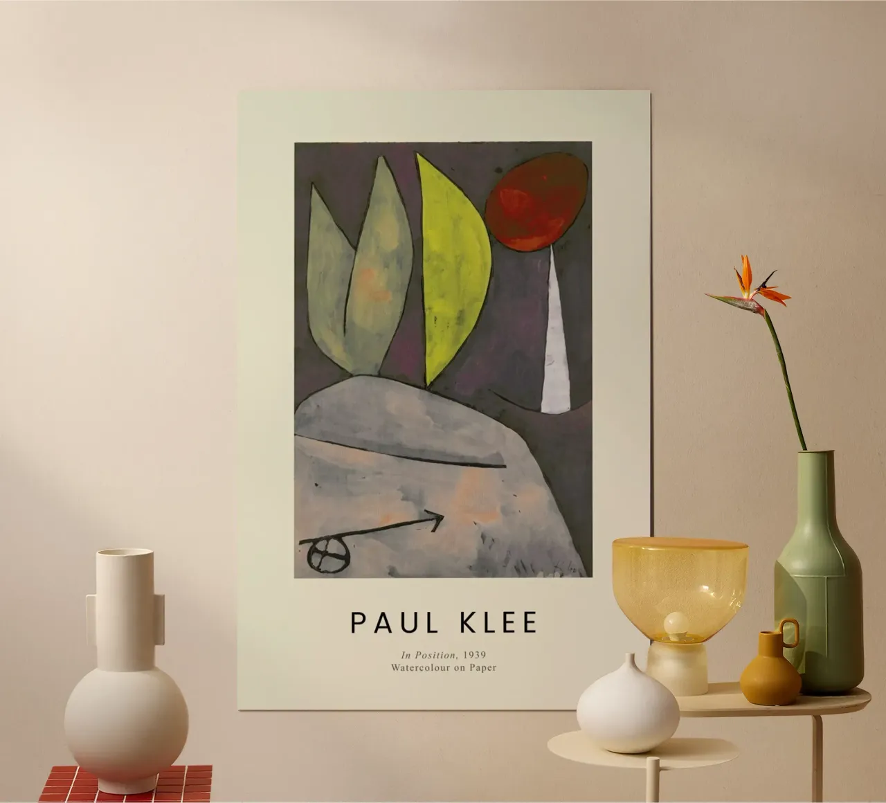 Klee - In Position carta hahnemühle da Vintage by JUNIQE