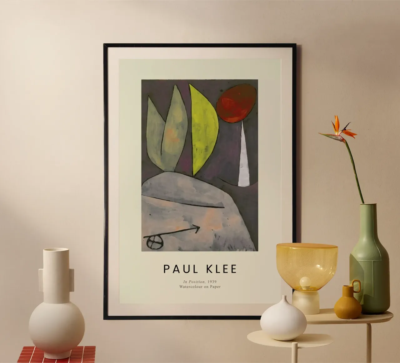 Klee - In Position carta hahnemühle da Vintage by JUNIQE
