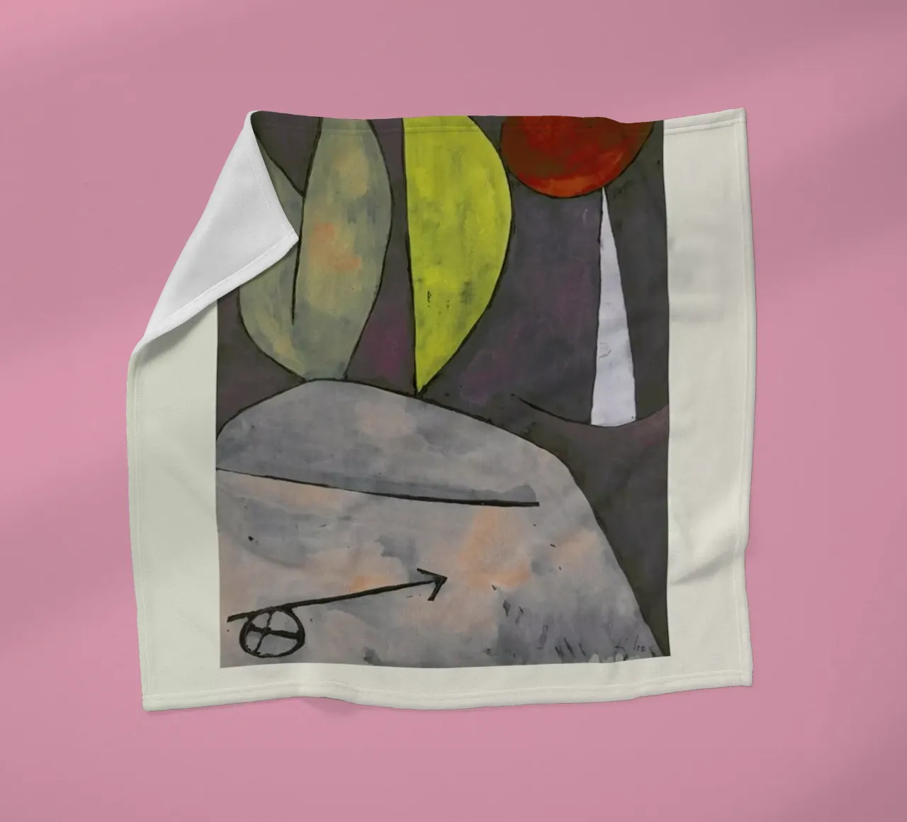 Klee - In Position coperta in pile da Vintage by JUNIQE