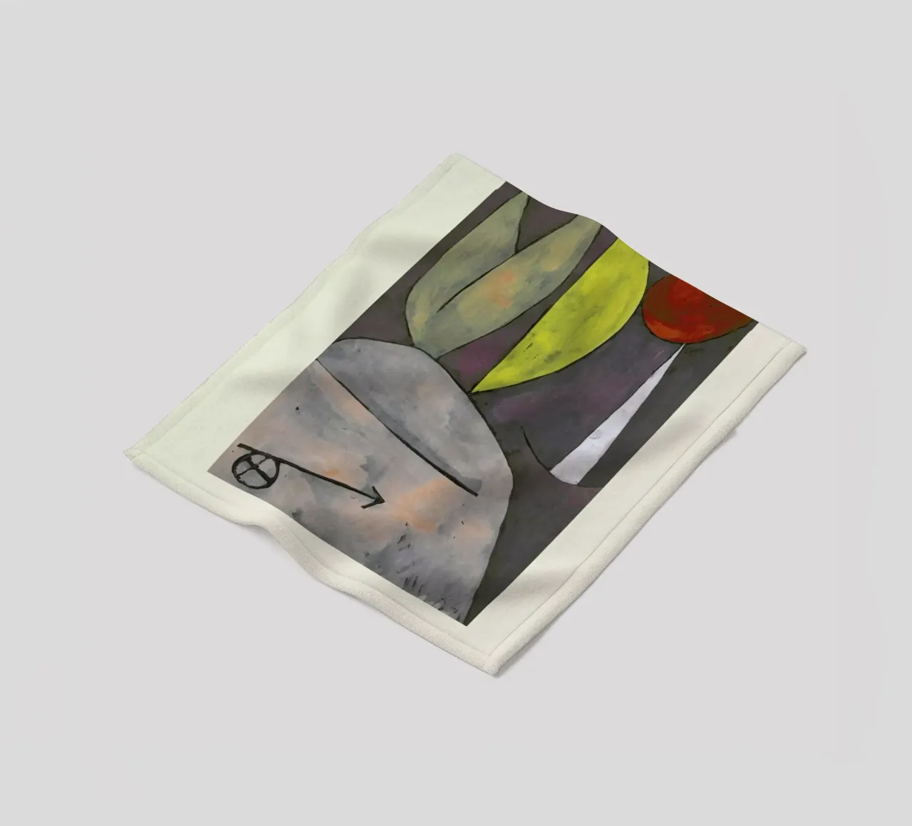 Klee - In Position coperta in pile da Vintage by JUNIQE