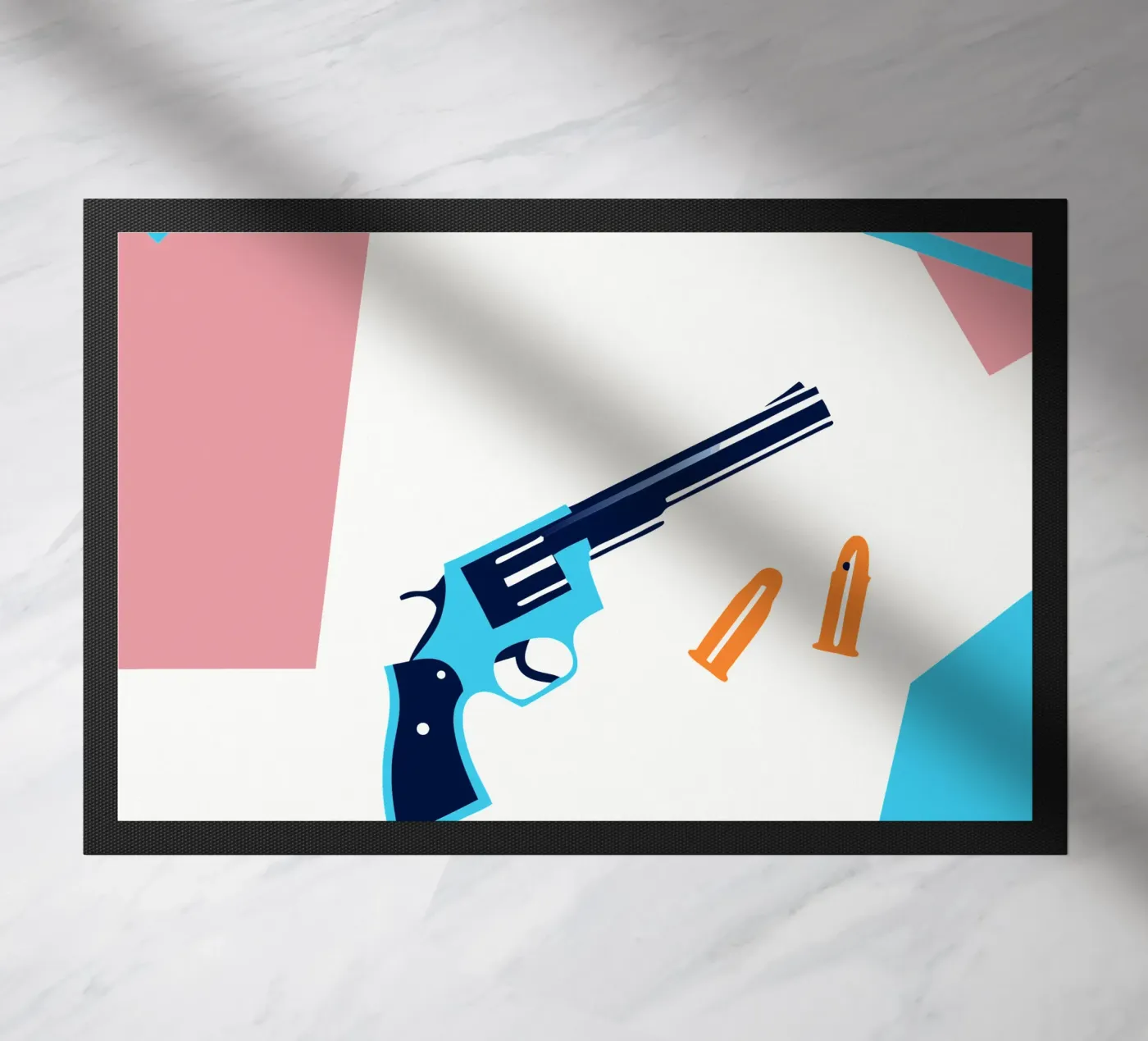 Pistol Weapon doormat by TODAY'S SHOP