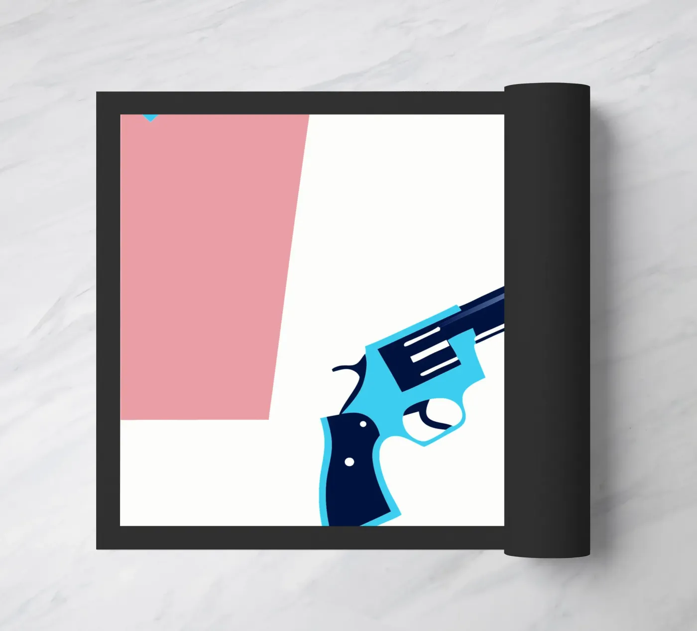 Pistol Weapon doormat by TODAY'S SHOP