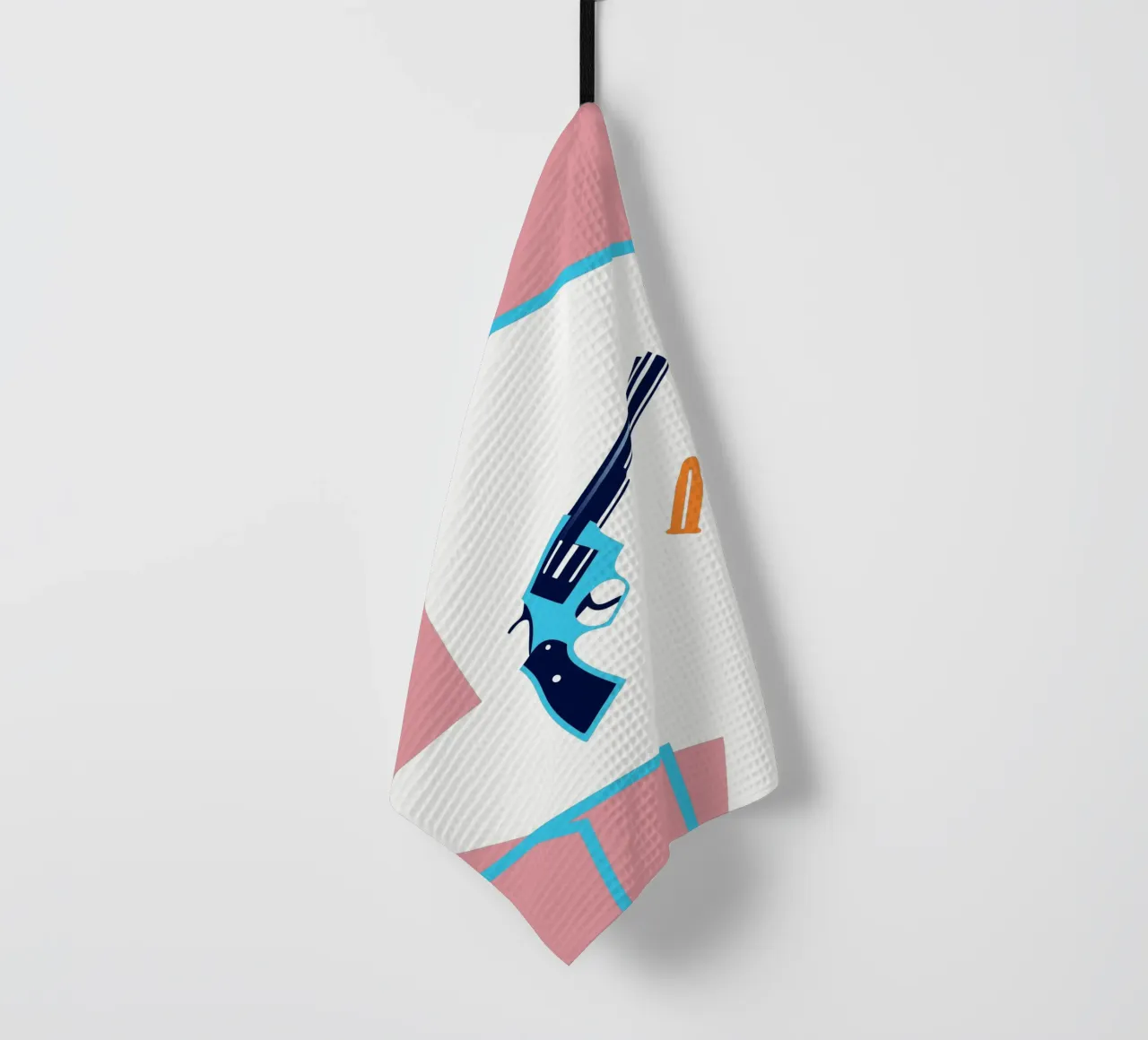 Pistol Weapon tea towel by TODAY'S SHOP
