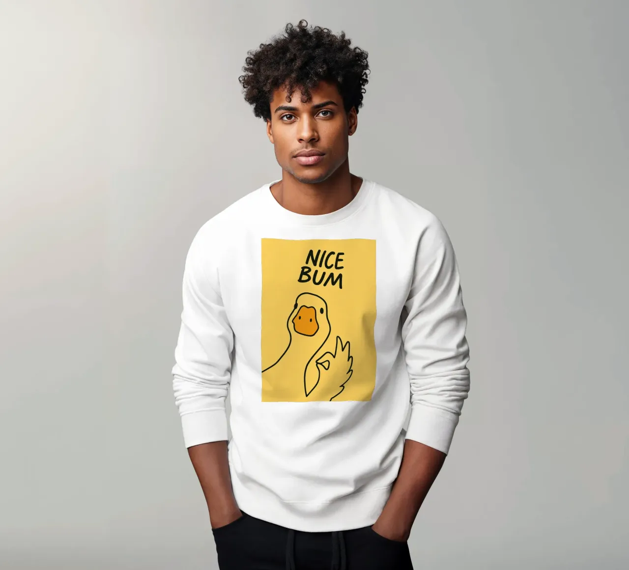 Leuke bips Grappige Eend sweatshirt van the gindils