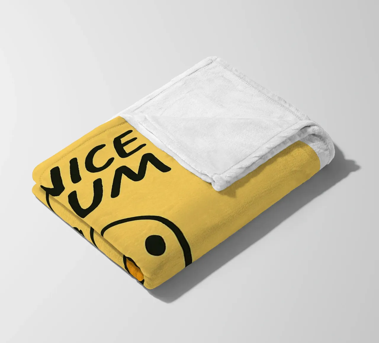 Leuke bips Grappige Eend fleecedeken van the gindils