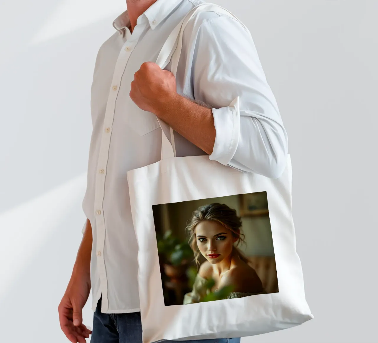 Portrait of a Lady tote bag by Anita's Dream