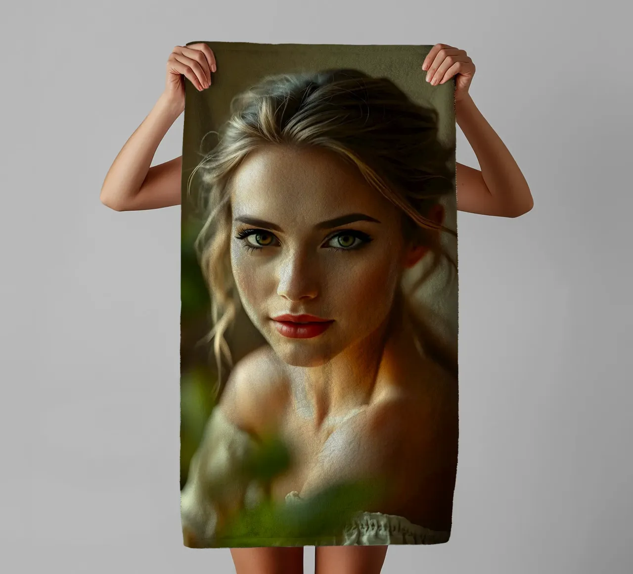 Porträt einer Dame Handtuch von Anita's Dream
