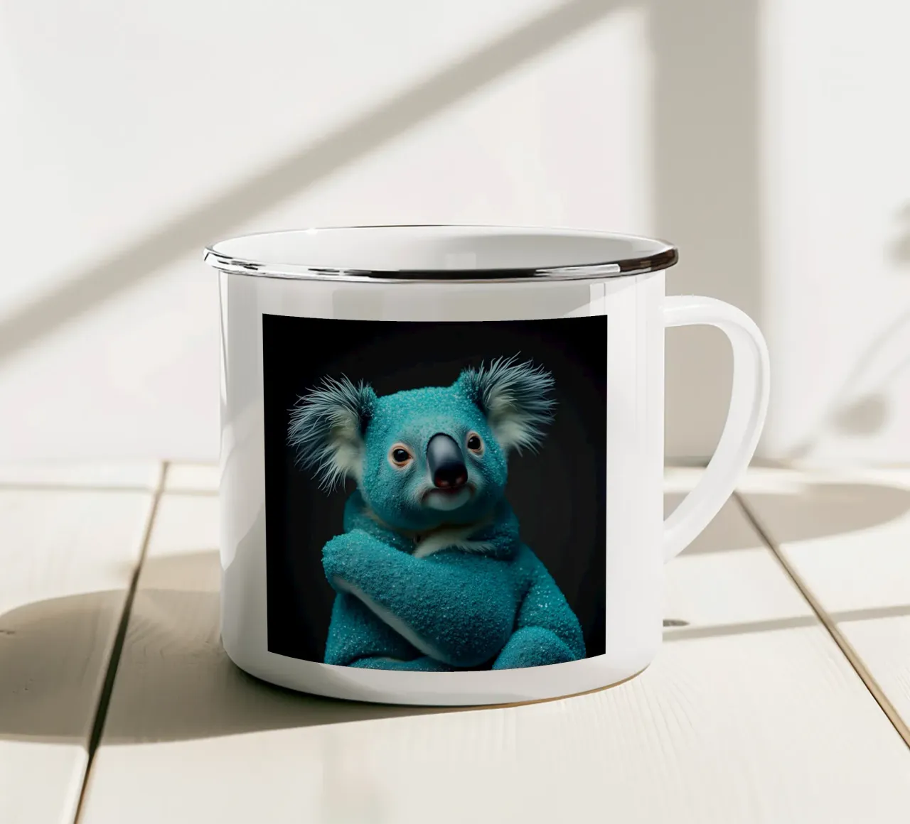 Blue Koala enamel mug by Anita's Dream