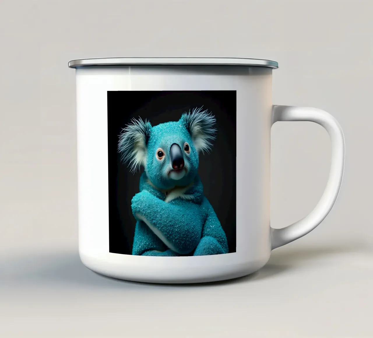 Koala blu tazza in smalto da Anita's Dream
