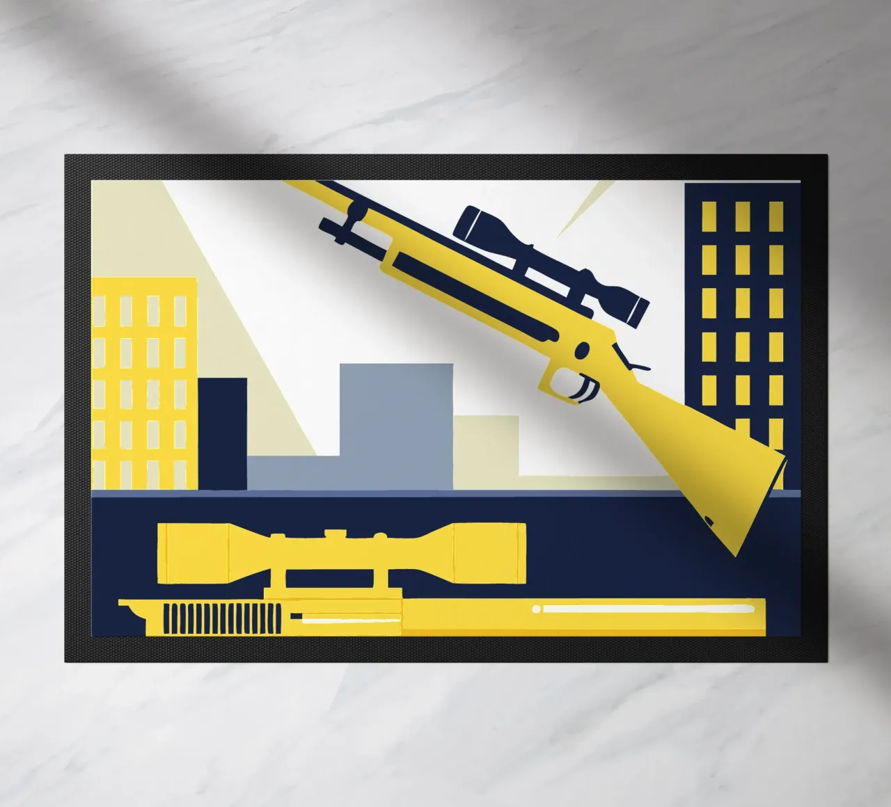 Pistool en sluipschutter deurmat van TODAY'S SHOP