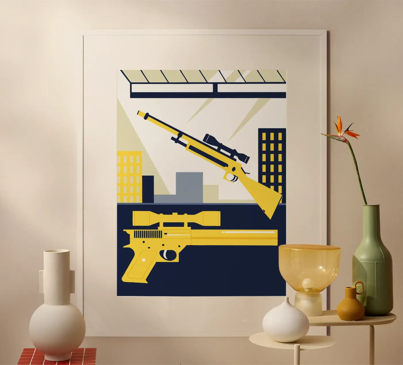 Pistol And Sniper poster van TODAY'S SHOP