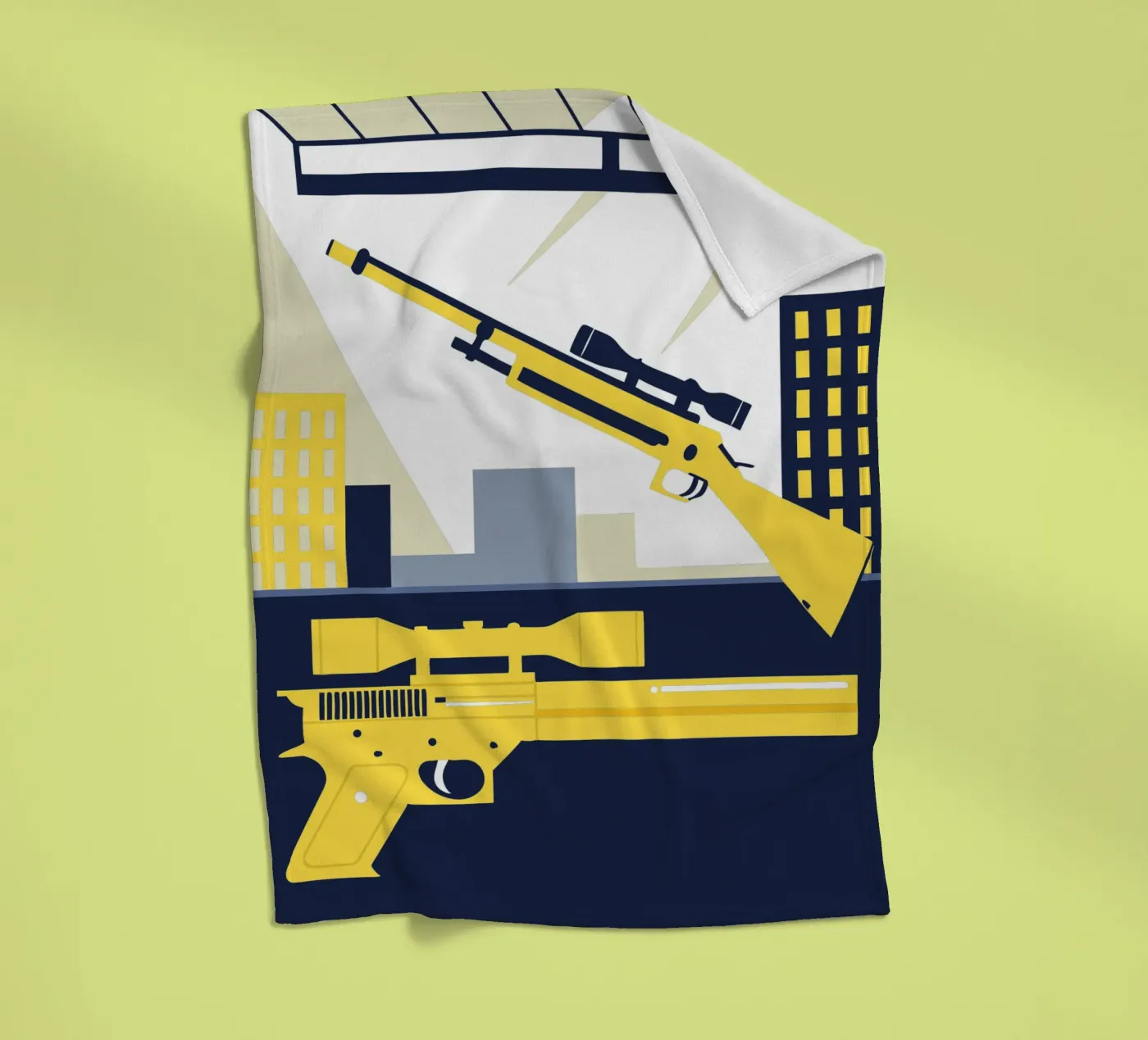 Pistol And Sniper fleecedeken van TODAY'S SHOP