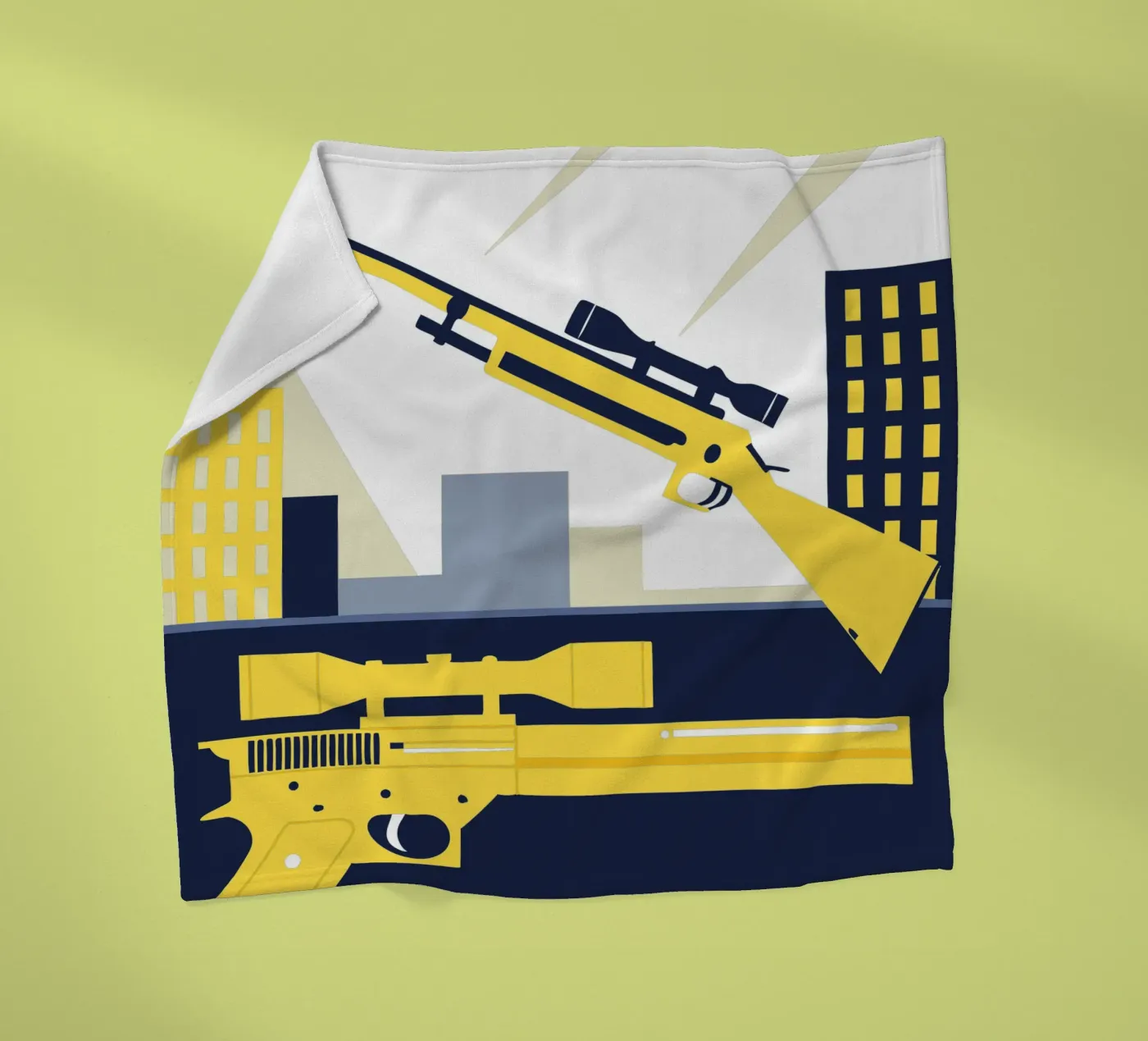 Pistol And Sniper fleecedeken van TODAY'S SHOP