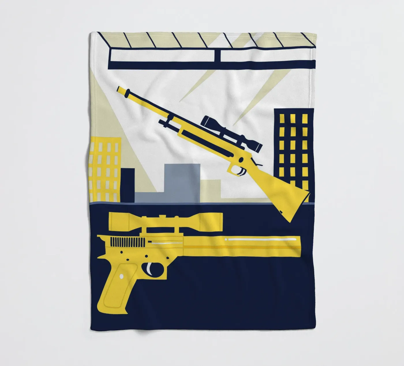 Pistol And Sniper fleecedeken van TODAY'S SHOP