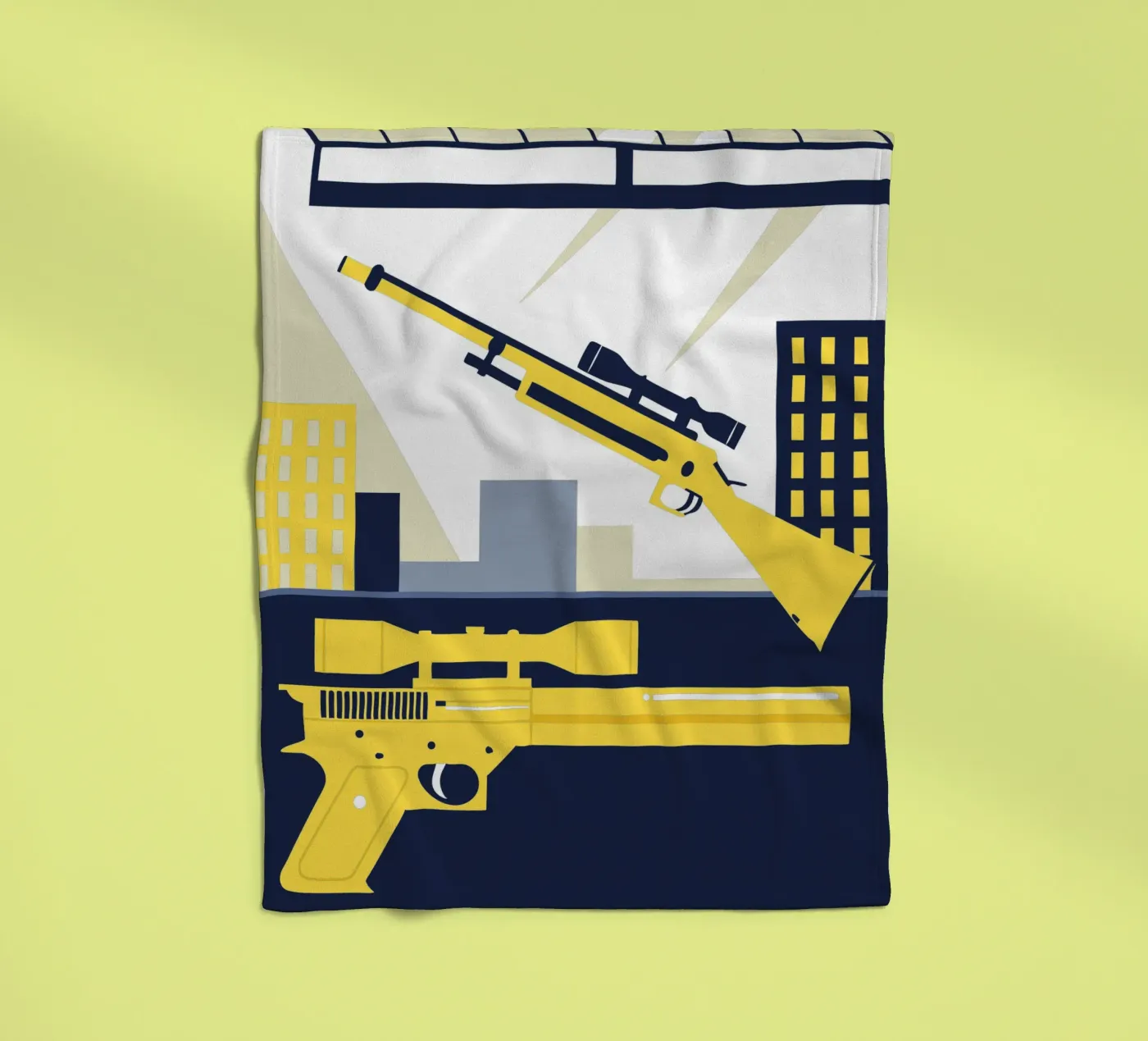 Pistol And Sniper fleecedeken van TODAY'S SHOP