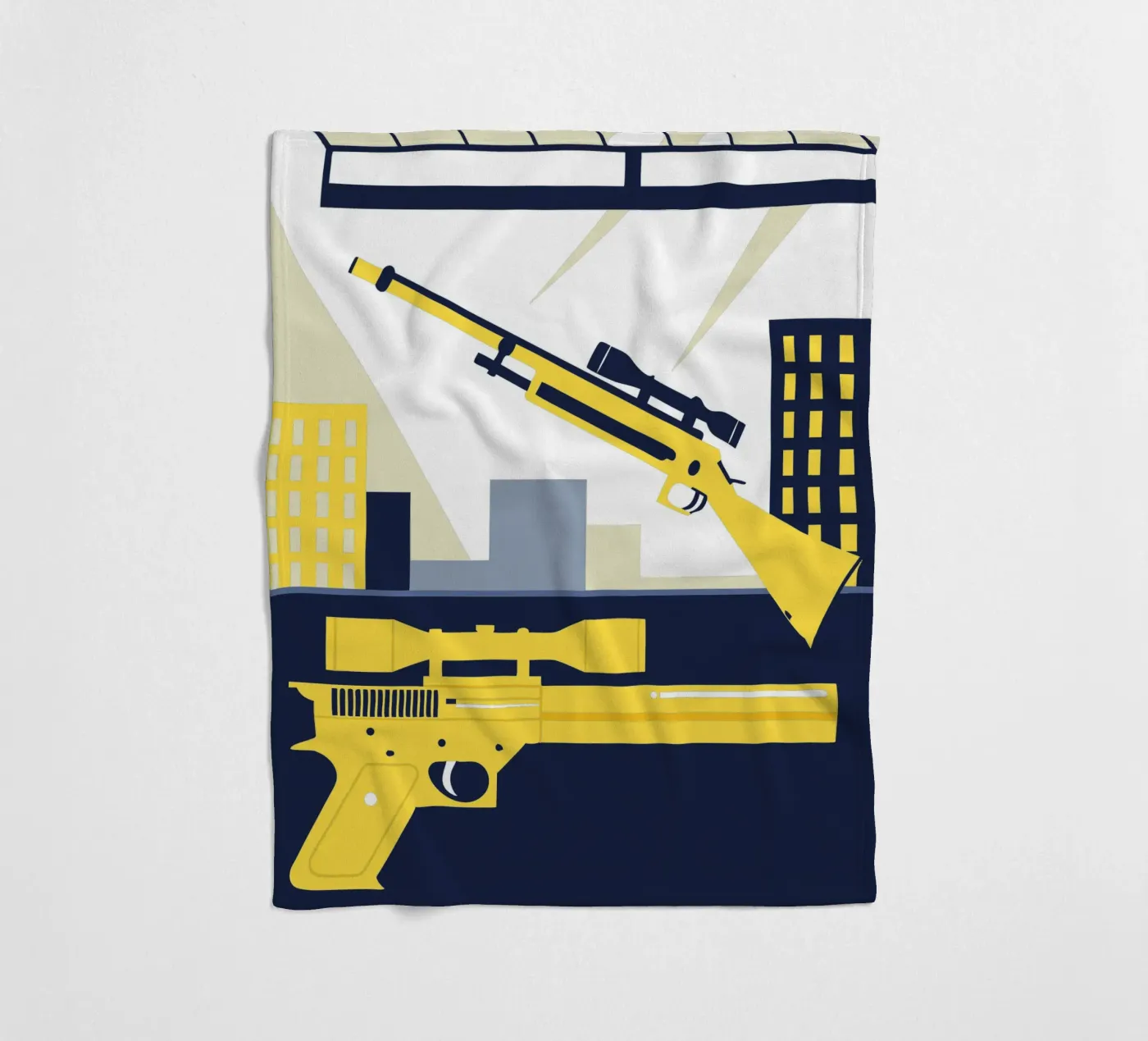 Pistol And Sniper fleecedeken van TODAY'S SHOP