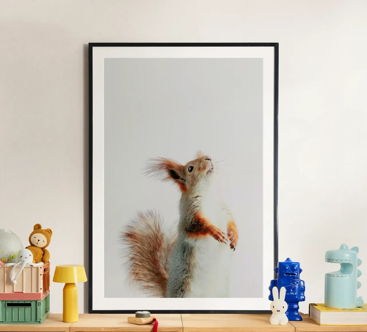 Red Squirrel II Poster von Paws & Claws