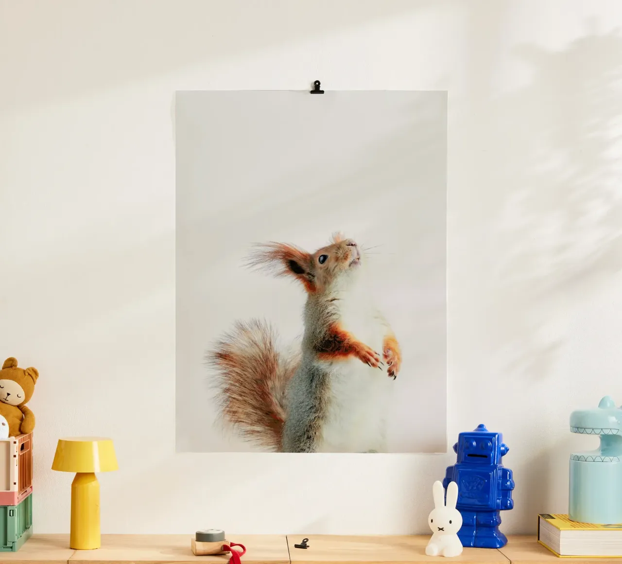 Red Squirrel II Poster von Paws & Claws