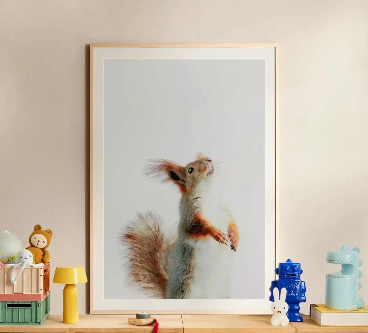 Red Squirrel II Poster von Paws & Claws