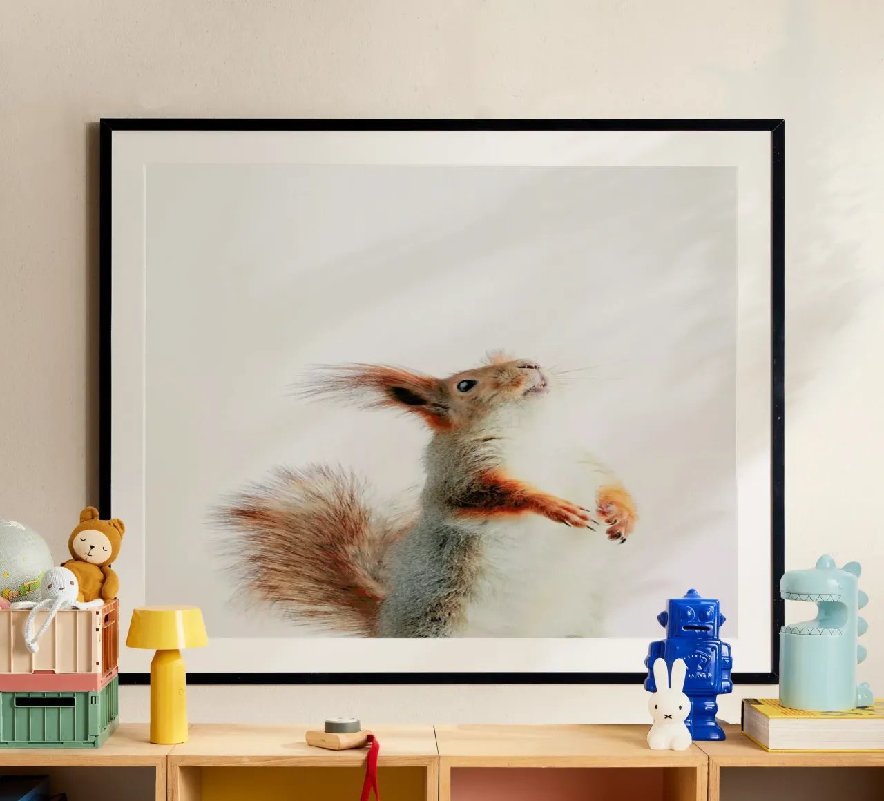 Red Squirrel II Poster von Paws & Claws