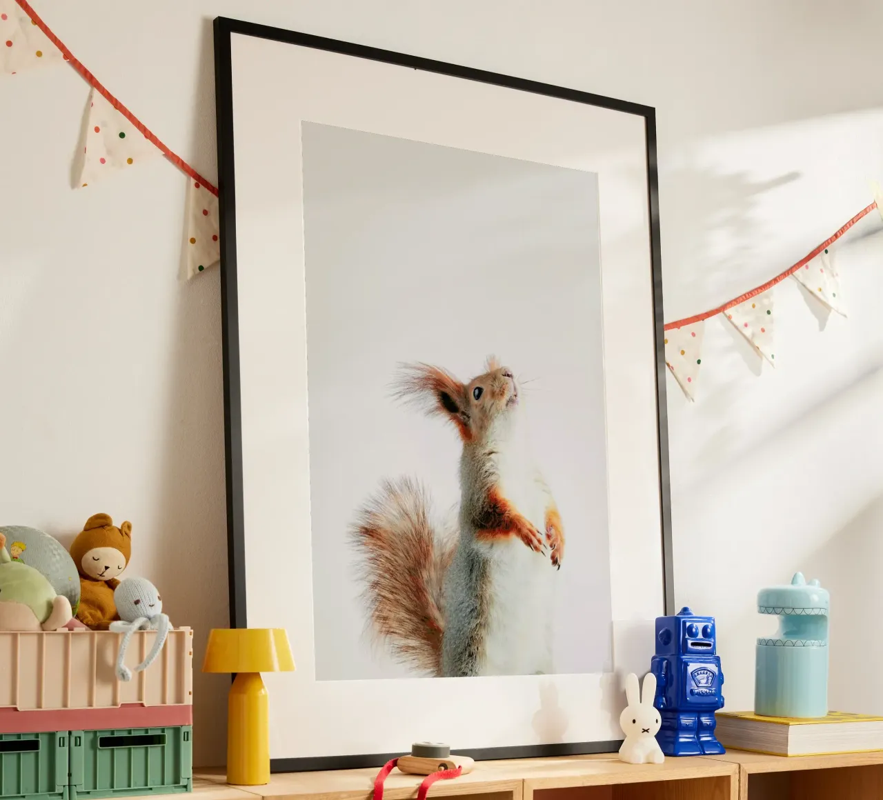 Red Squirrel II Poster von Paws & Claws