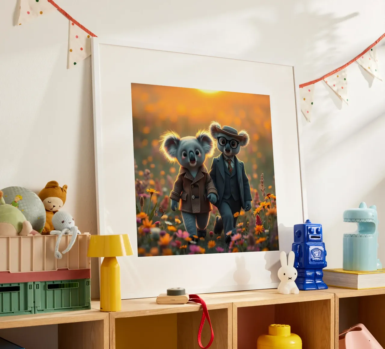 La coppia perfetta poster con telaio in legno da Anita's Dream