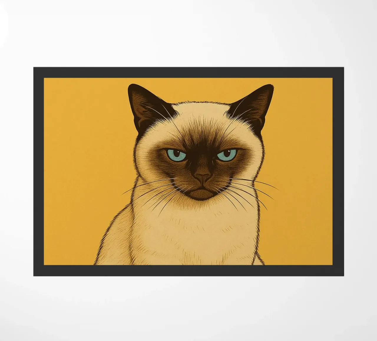 Put the Toilet Seat Down Cat Funny Bathroom doormat by the gindils