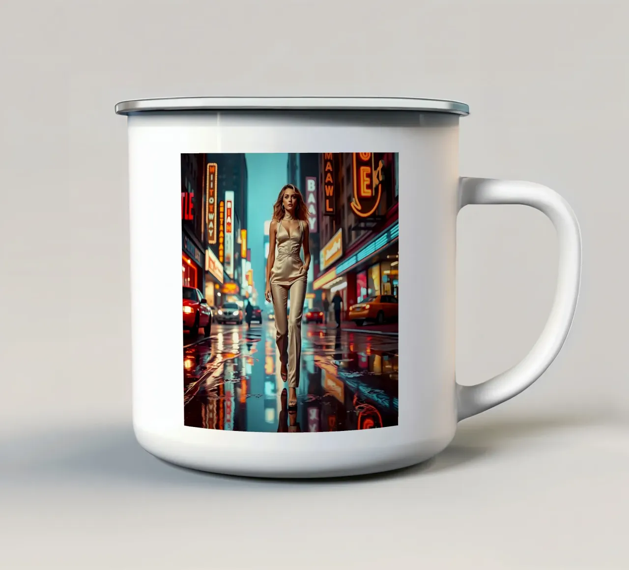 Bellezza futuristica tazza in smalto da Anita's Dream