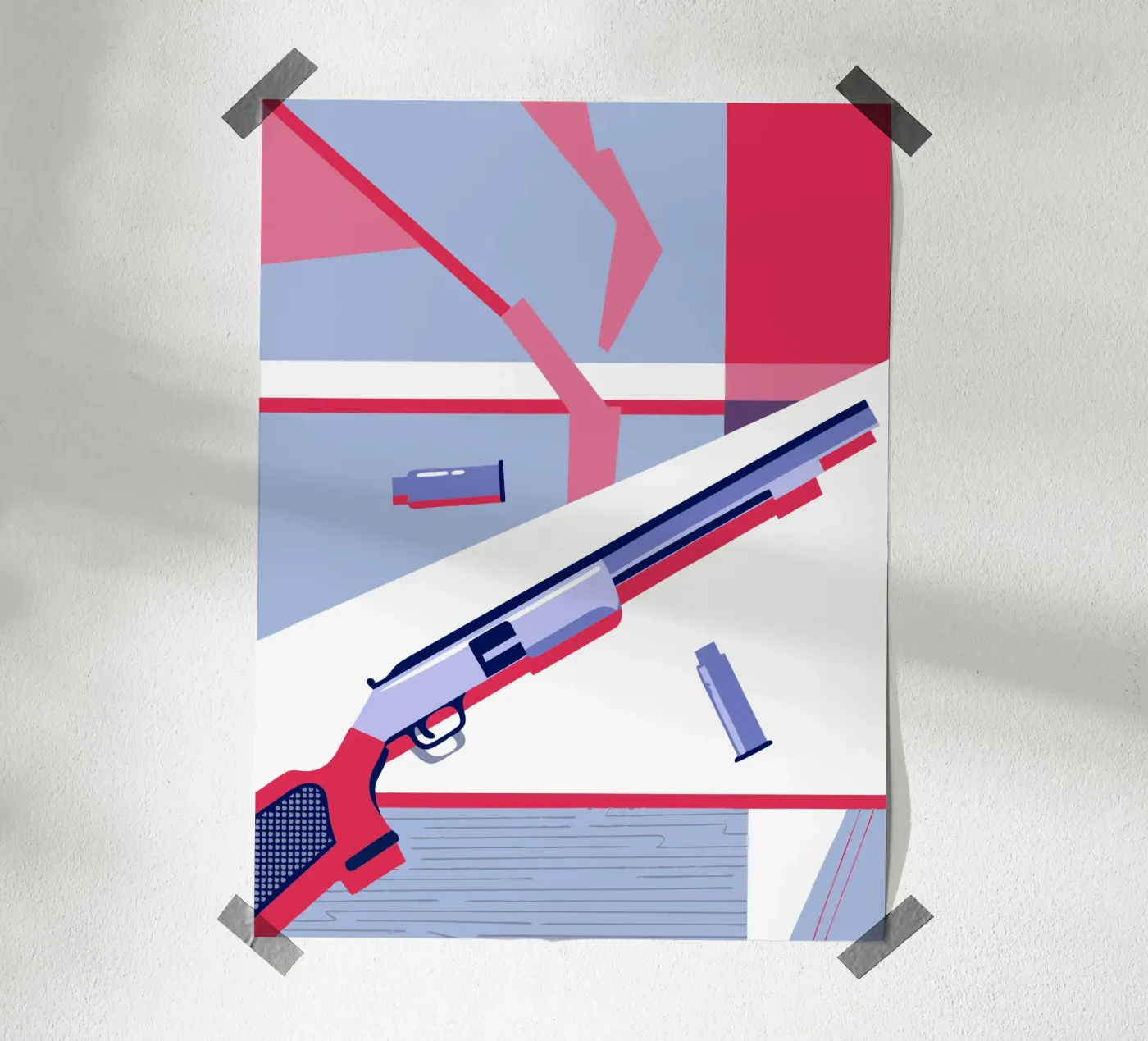 Schrotflinte Waffe Poster von TODAY'S SHOP