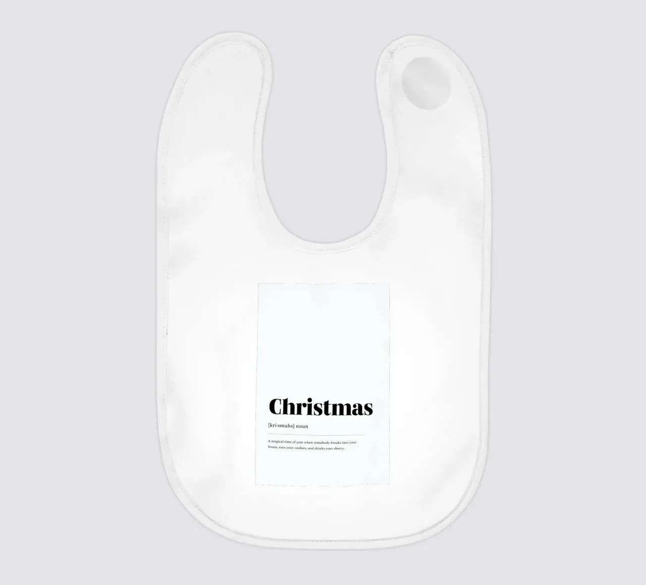 Christmas Cookie Thief bavaglino da daylight design studio