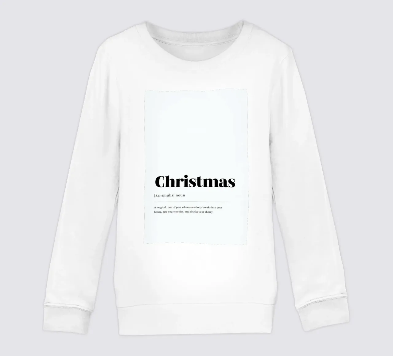 Christmas Cookie Thief felpa bambino da daylight design studio