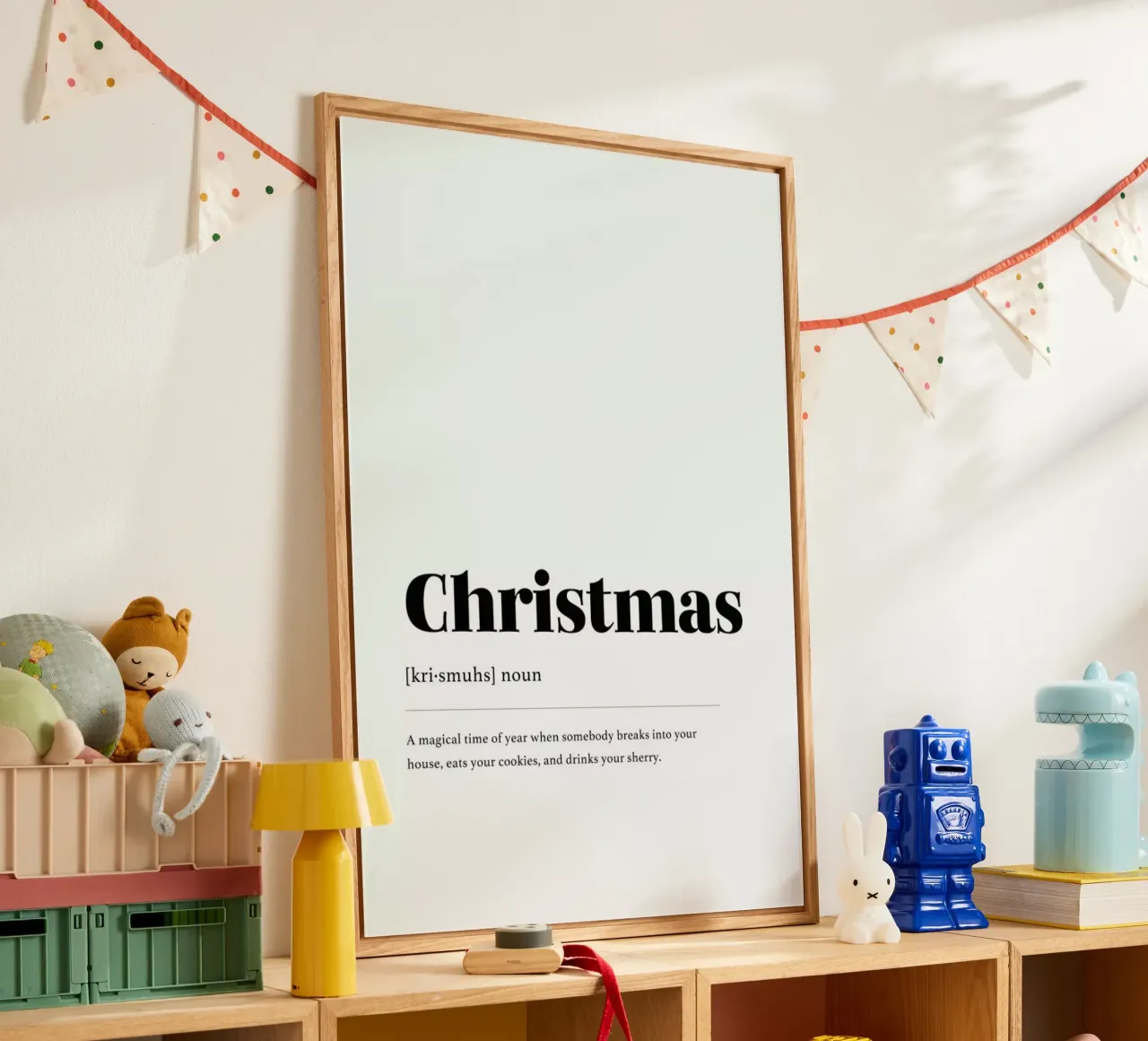 Christmas Cookie Thief plexiglass da daylight design studio