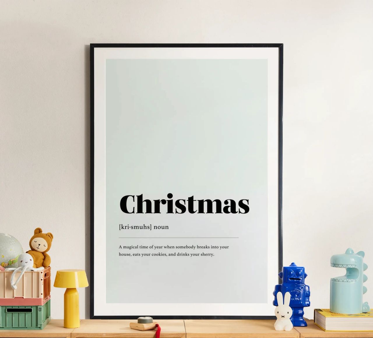 Christmas Cookie Thief Poster von daylight design studio